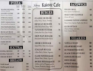 Kakooz Cafe menu 1