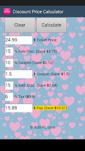 Discount Price Calculator screenshot 0