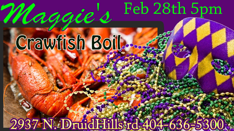 Logo for Annual Fat Tuesday Crawfish Boil