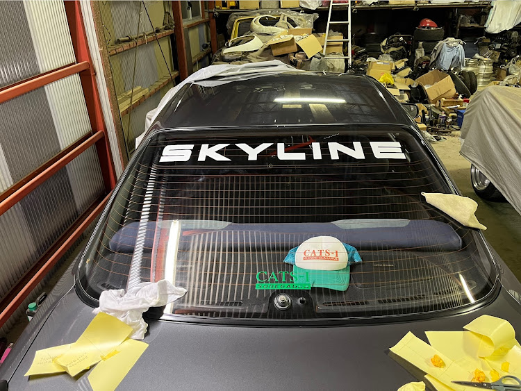 スカイライン GT-Rのスカイライン・DIY・R32・ステッカーに関するカスタム事例の投稿画像3枚目