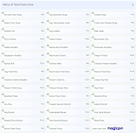 Toral Food Zone menu 1