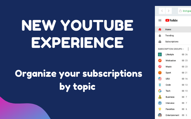 PocketTube: Youtube Subscription Manager Preview image 3