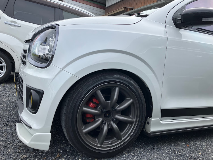 アルトワークスのレイズホイール・TE37 SONIC SL・ワタナベホイールに関するカスタム事例の投稿画像1枚目