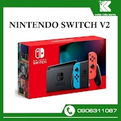 [Mã 1212Elsale10 Giảm 5% Đơn 3Tr] Máy Game Nintendo Switch V2 Model 2019 New