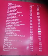 Prashant Cake & Bake menu 1