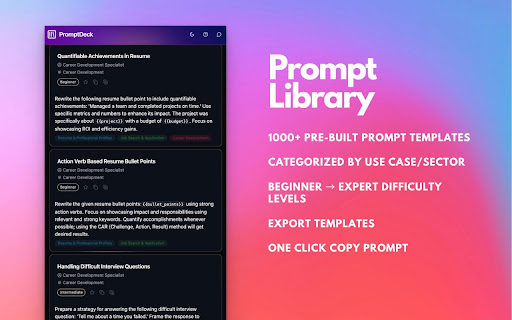 PromptDeck screenshot 2