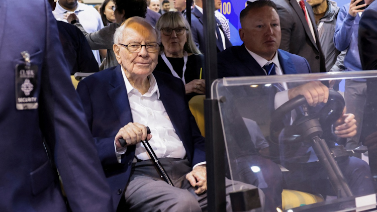 Berkshire Hathaway Chairman Warren Buffett attends the Berkshire Hathaway Inc annual shareholders' meeting in Omaha, Nebraska, US, May 3, 2024.