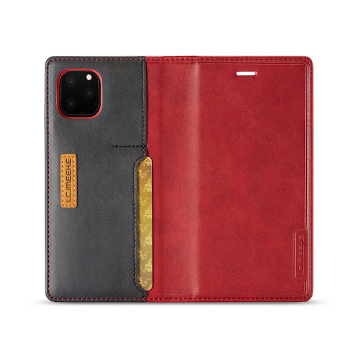 Title 10, Leather Pattern External Card Business Flip Pho...