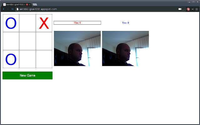 WebRTC Tic Tac Toe chrome extension