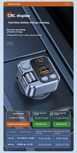 Title 1, Bluetooth MP3 Player Receiver & Fast Charging C...