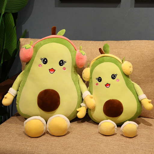 Title 2, Net Red Avocado Pillow Plush Toy, a perfect sle...