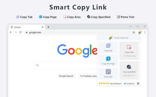 Smart Copy Link chrome extension