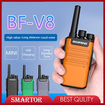 Virwir Bộ Đàm Baofeng Bf - V8 Mini Uhf Hai Chiều Đa Dụng Chất Lượng Cao