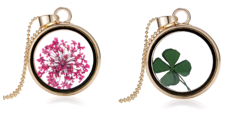 Four-leaf clover necklace