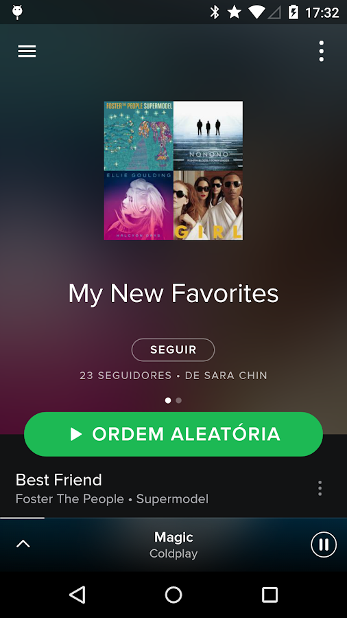   Spotify Music: captura de tela 