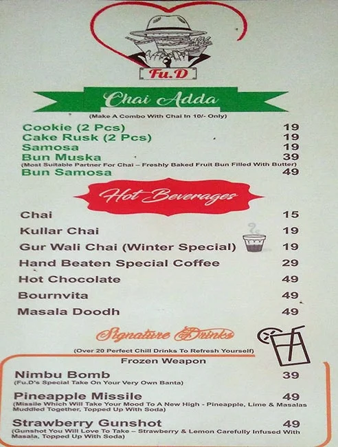 Fu.D menu 