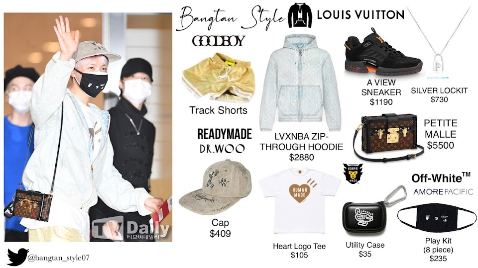 Here's How Much It Costs To Dress Like BTS's Latest Iconic Airport Fashion  - Koreaboo