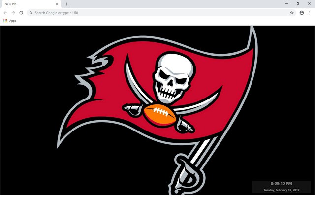 NFL Tampa Bay Buccaneers New Tab