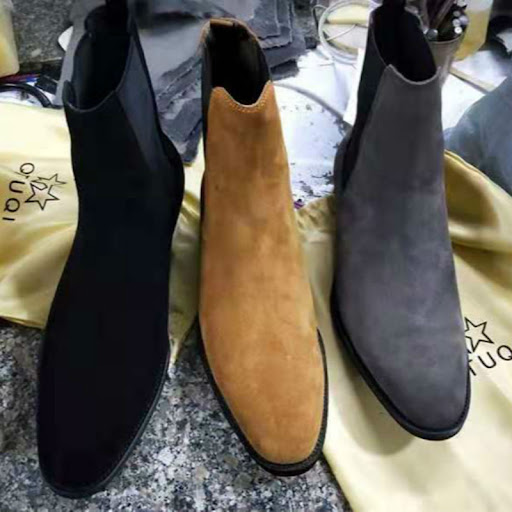 Title 3, Side Zipper High-Top Shoes Fashion Plus Size Ma...