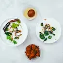 Curd Rice Bowl+Curd Rice+Chicken Fry+Gulab Jamun