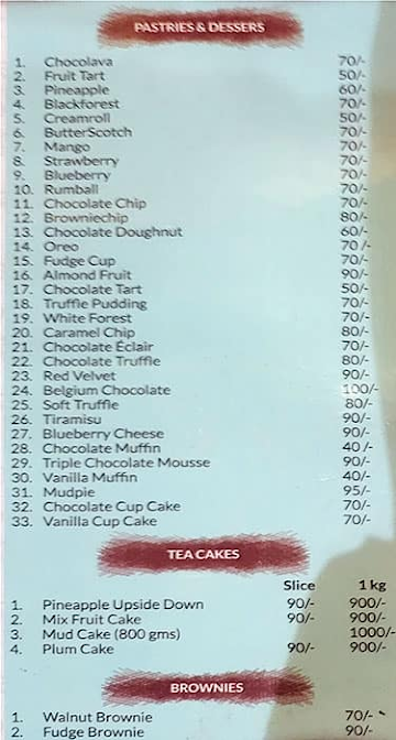 Bakers delight menu 