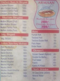 Hotel Armaan menu 4