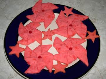 Poinsettia Cookies