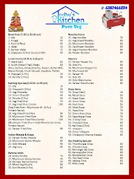 Indhu's Kitchen menu 1