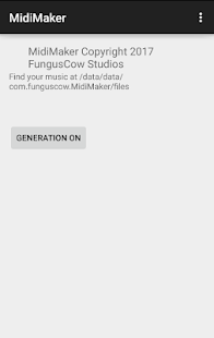 MidiMaker - Autonomous Music Generator - náhled