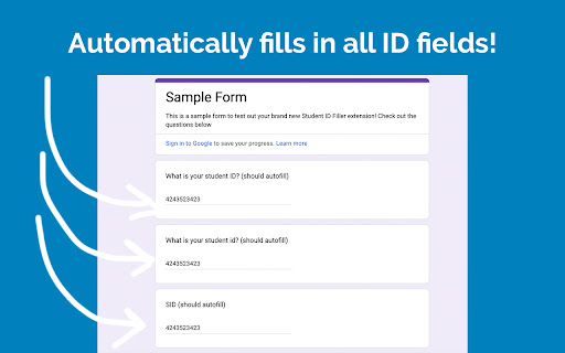 Student ID Filler