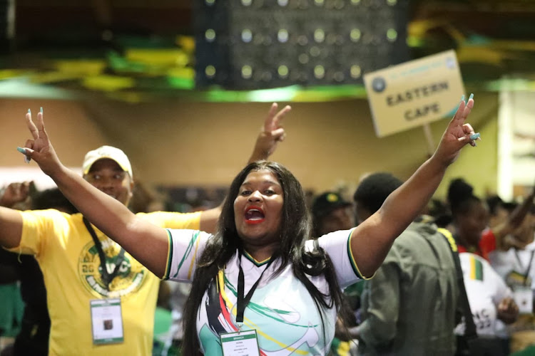 Delegates during the ANC 55th national elective conference in Nasrec, Johannesburg.