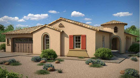 Jade floor plan New Construction Homes by Maracay Homes in Hawthorn Manor Chandler AZ 85249