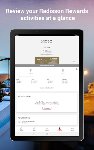 Radisson Hotels – hotel booking app