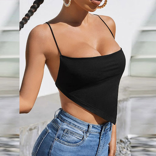 Title 2, Womens Cross Tie Slim Vest with Small Suspende...