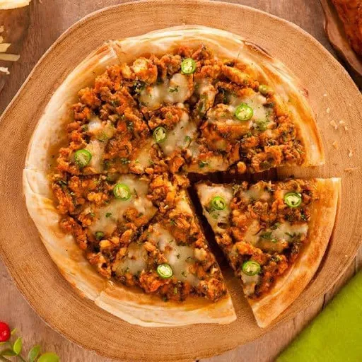 Loaded Open Chicken Keema Parantha