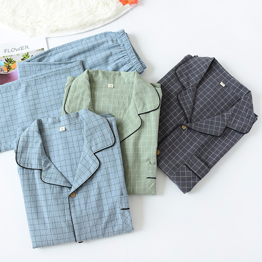 Title 7, Loose and Wearable Cotton Home Service Suit Com...