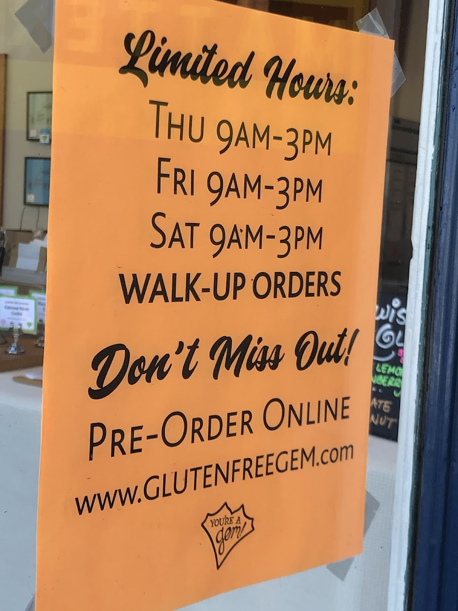 Gluten-Free at Gluten Free Gem