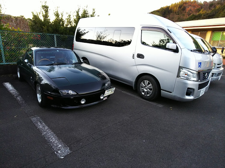 ロードスターの元旦から夜勤🌃🏢です。・職場の駐車場よりに関するカスタム事例の投稿画像1枚目