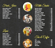 Shakes Club menu 1