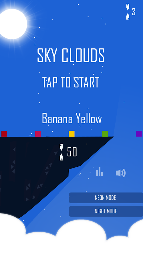 Android application Sky Clouds screenshort