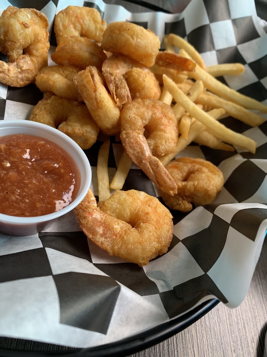 Fried Shrimp with Fries