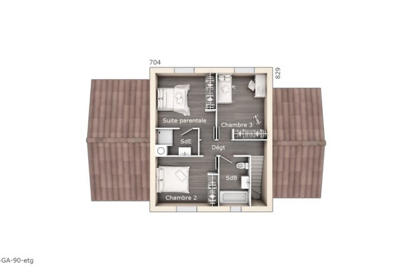  Vente Terrain + Maison - Terrain : 785m² - Maison : 90m² à Les Mées (04190) 