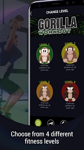 Gorilla Workout: Build Muscle & Lose Weight Easily 19.0.9 APK + Mod (المال غير محدود) إلى عن على ذكري المظهر