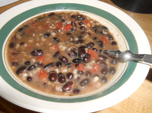 Black Bean & Brown Rice Soup