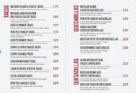 Rojo Nueve The Crazy Taco menu 2