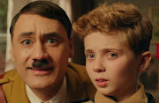 Jojo (Roman Griffin Davis) and his imaginary friend, Adolf Hitler (Taika Waititi).