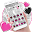 Pink & Black Glitter Hearts Launcher Download on Windows