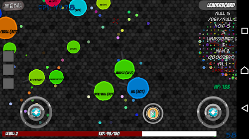 Android application Deip.io: diep + agar screenshort
