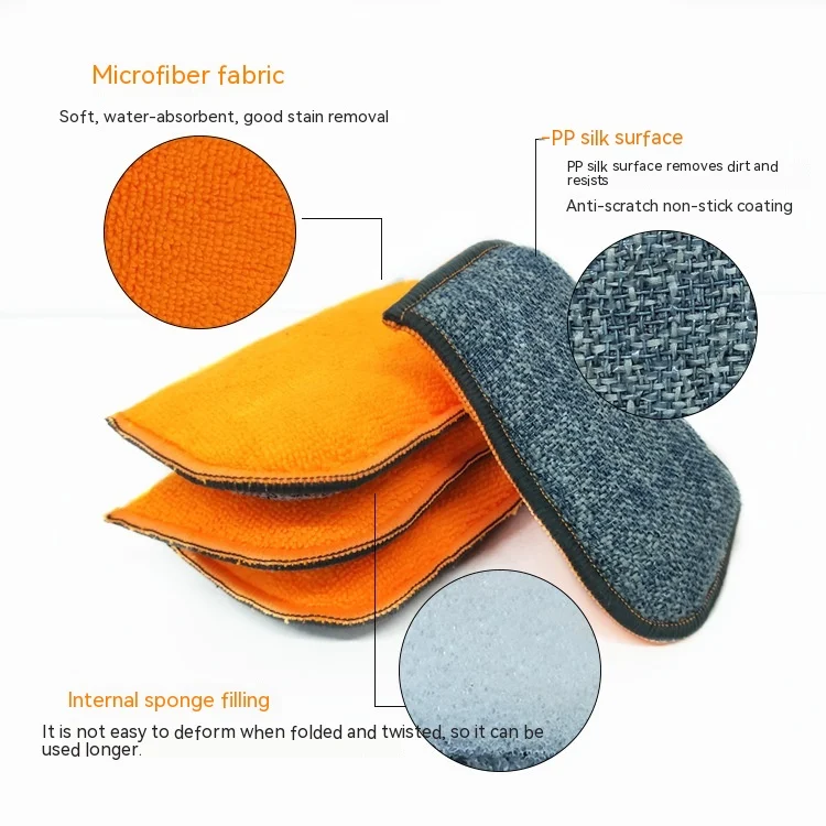 S-type Keuken Schoonmaak Spons Mop voor Afwas Reinigt en Schrobben Gemakkelijk. Ergonomisch en efficiënt voor een schone keuken en vaat.