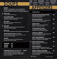 Ohri's Ming's Court menu 1